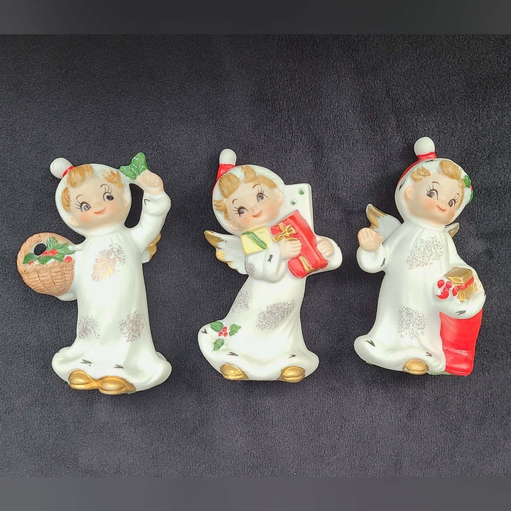 Lefton Vintage Christmas Angels - Picture 2 of 5